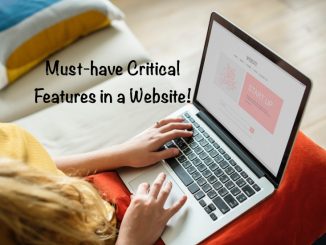 Must-have Critical Features in a Website