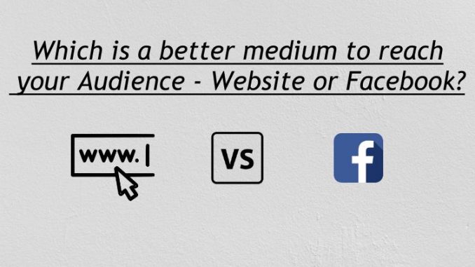 Website or Facebook