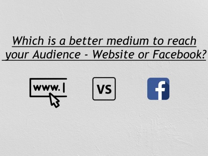 Website or Facebook